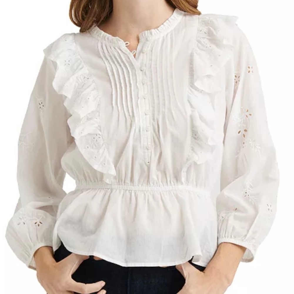Lucky Brand Naomi Peplum Top